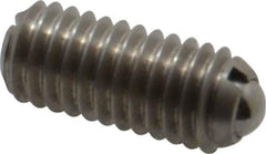 Gibraltar - M6x1.0, 3.5mm Ball Diam, 14mm Body Length, 1mm Max Ball Reach, Threaded Ball Plunger - Stainless Steel Body, Stainless Steel Ball, 0.45 Lb Initial End Force, 1.35 Lb Final End Force - Industrial Tool & Supply
