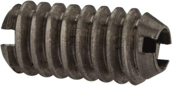Gibraltar - 5-40, 0.062" Ball Diam, 0.25" Body Length, 0.02" Max Ball Reach, Threaded Ball Plunger - Stainless Steel Body, Nylon Ball, 0.25 Lb Initial End Force, 0.75 Lb Final End Force - Industrial Tool & Supply