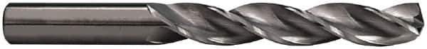 M.A. Ford - 6.7mm 150° Solid Carbide Jobber Drill - ALtima Finish, Right Hand Cut, Spiral Flute, Straight Shank, 91mm OAL - Industrial Tool & Supply