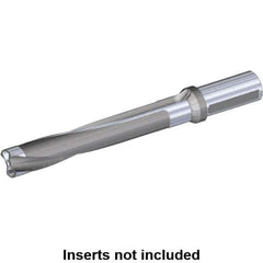 Kennametal - Series KSEM Plus, Head Connection FDS71, 3xD, 2" Shank Diam, Drill Body - 199.9mm Drill Body Length to Flange, SSF Toolholder, 15-1/2" OAL, 240mm Drill Body Length, 7.87" Flute Length, Weldon Flat Shank, Through Coolant - Industrial Tool & Supply
