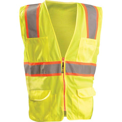 OccuNomix - High Visibility Vests Vest Style: Surveyor's Vest Type: Hi Visibility - Industrial Tool & Supply
