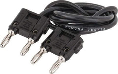 Pomona - Electrical Test Equipment Cable Assembly - Use with Double Banana Plugs - Industrial Tool & Supply