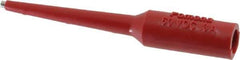 Pomona - Red Electrical Test Equipment Adapter - Use with Connecting Test Leads - Industrial Tool & Supply