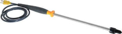 Fluke - -320 to 1112°F, K Ruggedized Surface, Thermocouple Probe - Industrial Tool & Supply