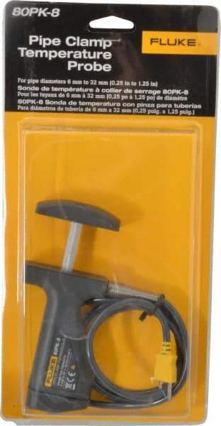 Fluke - -20 to 300°F, Pipeclamp, Thermocouple Probe - Industrial Tool & Supply