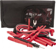 Pomona - 6 Piece, Test Lead Set - 600 Volt Max - Industrial Tool & Supply