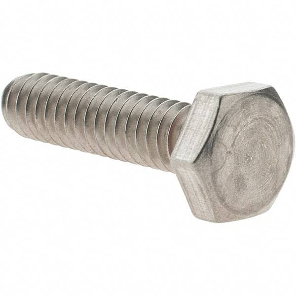 APM HEXSEAL - 5/16-18, Grade 18-8 Stainless Steel, Self Sealing Hex Bolt - Passivated, 1" Length Under Head, Silicone O Ring, UNC Thread - Industrial Tool & Supply