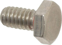 APM HEXSEAL - 1/4-20, Grade 18-8 Stainless Steel, Self Sealing Hex Bolt - Passivated, 1/2" Length Under Head, Silicone O Ring, UNC Thread - Industrial Tool & Supply