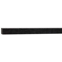 Made in USA - 4' x 5/8" x 5/8" Black Acetal Square Bar - Industrial Tool & Supply