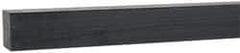 Made in USA - 4 Ft. Long x 3/4 Inch Wide x 3/4 Inch High, Acetal, Square Plastic Bar - Porosity Free, Black - Industrial Tool & Supply