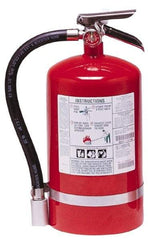 Kidde - 11 Lb, 1-A:10-B:C Rated, Halotron Fire Extinguisher - 7-1/4" Diam x 16.18" High, 125 psi, 15' Discharge in 11 sec, Steel Cylinder - Industrial Tool & Supply