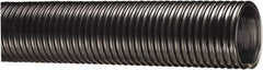Kuriyama of America - 6" ID x 6.81" OD, 30 Max psi, 28 In. Hg, Dry Material Handling & Transfer Hose - Polyurethane Liner, PVC Cover, -40 to 150°F, 12" Bend Radius, 100' Coil Length, Black - Industrial Tool & Supply
