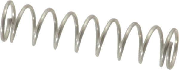 Value Collection - 0.12" OD, 0.012" Wire, 1/2" Free Length, Music Wire Compression Stock Springs Spring - 2.98 Lb Spring Rating - Industrial Tool & Supply