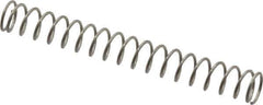 Value Collection - 0.12" OD, 0.012" Wire, 1" Free Length, Music Wire Compression Stock Springs Spring - 1.43 Lb Spring Rating - Industrial Tool & Supply