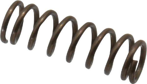 Value Collection - 0.12" OD, 0.016" Wire, 3/8" Free Length, Music Wire Compression Stock Springs Spring - 11.65 Lb Spring Rating - Industrial Tool & Supply