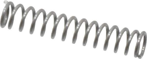 Value Collection - 0.12" OD, 0.016" Wire, 5/8" Free Length, Music Wire Compression Stock Springs Spring - 6.6 Lb Spring Rating - Industrial Tool & Supply