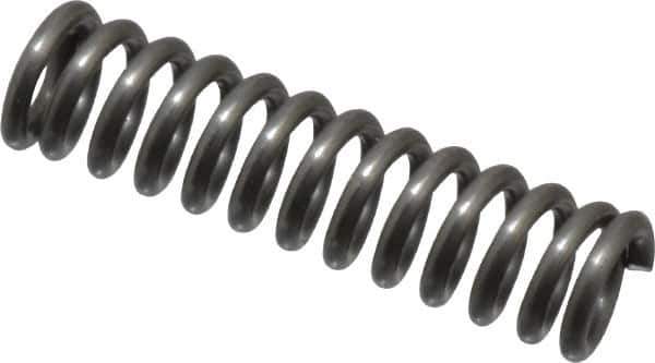 Value Collection - 0.12" OD, 0.02" Wire, 1/2" Free Length, Music Wire Compression Stock Springs Spring - 20.9 Lb Spring Rating - Industrial Tool & Supply