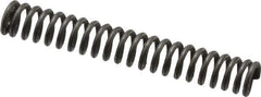 Value Collection - 0.12" OD, 0.02" Wire, 7/8" Free Length, Music Wire Compression Stock Springs Spring - 11.3 Lb Spring Rating - Industrial Tool & Supply