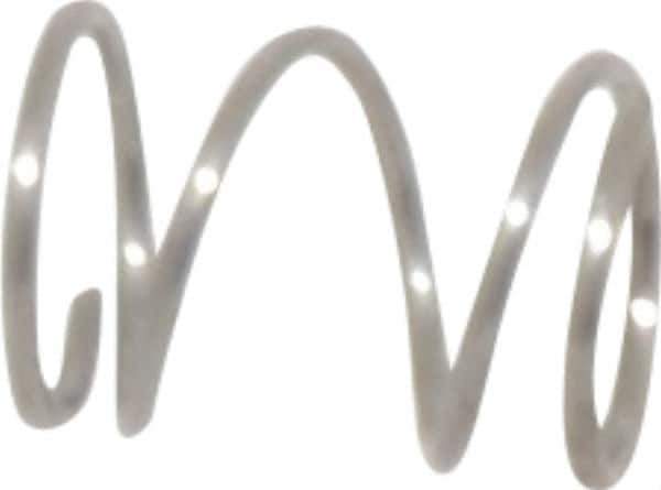 Value Collection - 0.18" OD, 0.016" Wire, 1/4" Free Length, Music Wire Compression Stock Springs Spring - 9.39 Lb Spring Rating - Industrial Tool & Supply