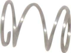 Value Collection - 0.18" OD, 0.016" Wire, 1/4" Free Length, Music Wire Compression Stock Springs Spring - 9.39 Lb Spring Rating - Industrial Tool & Supply