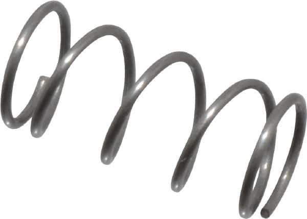 Value Collection - 0.18" OD, 0.016" Wire, 3/8" Free Length, Music Wire Compression Stock Springs Spring - 5.7 Lb Spring Rating - Industrial Tool & Supply