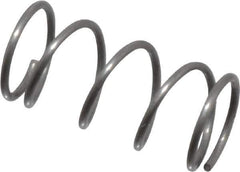 Value Collection - 0.18" OD, 0.016" Wire, 3/8" Free Length, Music Wire Compression Stock Springs Spring - 5.7 Lb Spring Rating - Industrial Tool & Supply