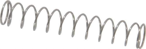 Value Collection - 0.18" OD, 0.016" Wire, 1" Free Length, Music Wire Compression Stock Springs Spring - 1.98 Lb Spring Rating - Industrial Tool & Supply