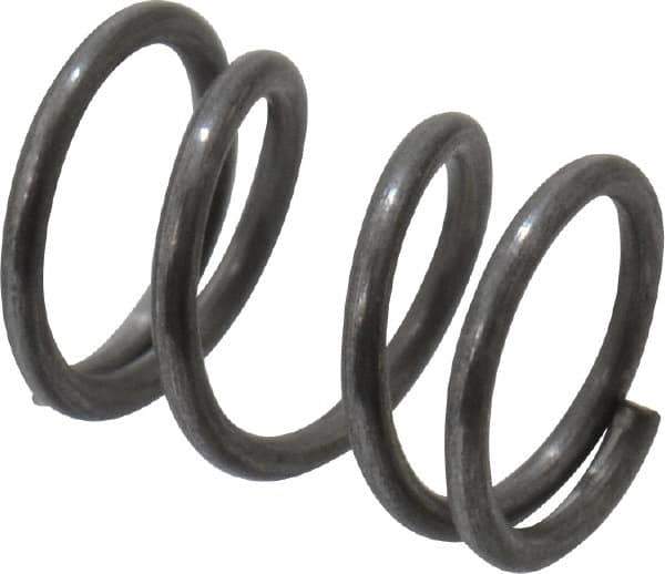 Value Collection - 0.18" OD, 0.02" Wire, 1/4" Free Length, Music Wire Compression Stock Springs Spring - 21.18 Lb Spring Rating - Industrial Tool & Supply