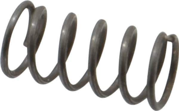 Value Collection - 0.18" OD, 0.02" Wire, 3/8" Free Length, Music Wire Compression Stock Springs Spring - 12.59 Lb Spring Rating - Industrial Tool & Supply