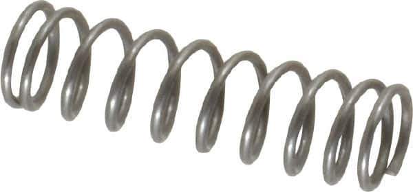Value Collection - 0.18" OD, 0.02" Wire, 5/8" Free Length, Music Wire Compression Stock Springs Spring - 7.02 Lb Spring Rating - Industrial Tool & Supply