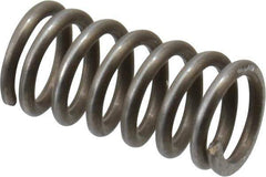 Value Collection - 0.18" OD, 0.026" Wire, 3/8" Free Length, Music Wire Compression Stock Springs Spring - 32.65 Lb Spring Rating - Industrial Tool & Supply