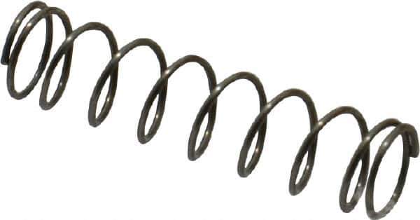 Value Collection - 0.24" OD, 0.02" Wire, 1" Free Length, Music Wire Compression Stock Springs Spring - 2.74 Lb Spring Rating - Industrial Tool & Supply