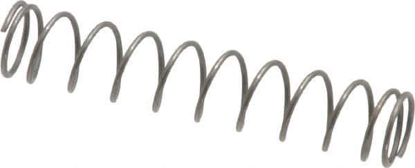 Value Collection - 0.24" OD, 0.02" Wire, 1-1/4" Free Length, Music Wire Compression Stock Springs Spring - 2.16 Lb Spring Rating - Industrial Tool & Supply