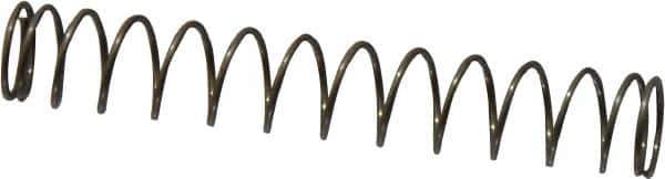 Value Collection - 0.24" OD, 0.02" Wire, 1-1/2" Free Length, Music Wire Compression Stock Springs Spring - 1.79 Lb Spring Rating - Industrial Tool & Supply