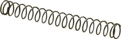 Value Collection - 0.24" OD, 0.02" Wire, 2" Free Length, Music Wire Compression Stock Springs Spring - 1.32 Lb Spring Rating - Industrial Tool & Supply