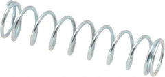Value Collection - 0.24" OD, 0.026" Wire, 1" Free Length, Music Wire Compression Stock Springs Spring - 5.5 Lb Spring Rating - Industrial Tool & Supply