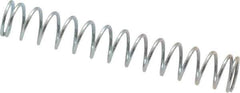 Value Collection - 0.24" OD, 0.026" Wire, 1-1/2" Free Length, Music Wire Compression Stock Springs Spring - 3.6 Lb Spring Rating - Industrial Tool & Supply