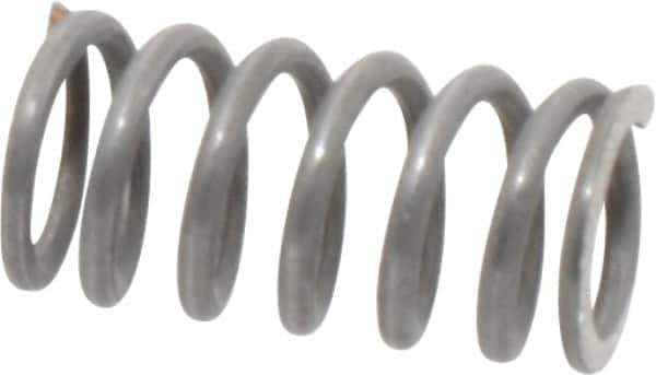 Value Collection - 0.24" OD, 0.032" Wire, 1/2" Free Length, Music Wire Compression Stock Springs Spring - 29.9 Lb Spring Rating - Industrial Tool & Supply