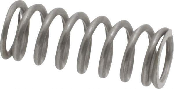 Value Collection - 0.24" OD, 0.032" Wire, 5/8" Free Length, Music Wire Compression Stock Springs Spring - 23.26 Lb Spring Rating - Industrial Tool & Supply