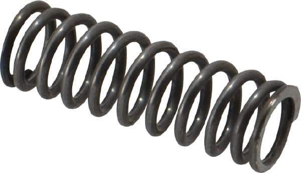 Value Collection - 0.24" OD, 0.032" Wire, 3/4" Free Length, Music Wire Compression Stock Springs Spring - 19.02 Lb Spring Rating - Industrial Tool & Supply