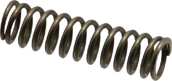 Value Collection - 0.24" OD, 0.032" Wire, 7/8" Free Length, Music Wire Compression Stock Springs Spring - 16.09 Lb Spring Rating - Industrial Tool & Supply