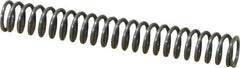 Value Collection - 0.24" OD, 0.032" Wire, 1-3/4" Free Length, Music Wire Compression Stock Springs Spring - 7.74 Lb Spring Rating - Industrial Tool & Supply
