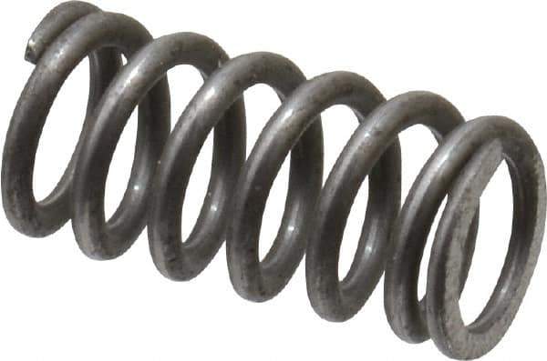 Value Collection - 0.24" OD, 0.035" Wire, 1/2" Free Length, Music Wire Compression Stock Springs Spring - 44.71 Lb Spring Rating - Industrial Tool & Supply
