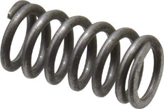 Value Collection - 0.24" OD, 0.035" Wire, 1/2" Free Length, Music Wire Compression Stock Springs Spring - 44.71 Lb Spring Rating - Industrial Tool & Supply