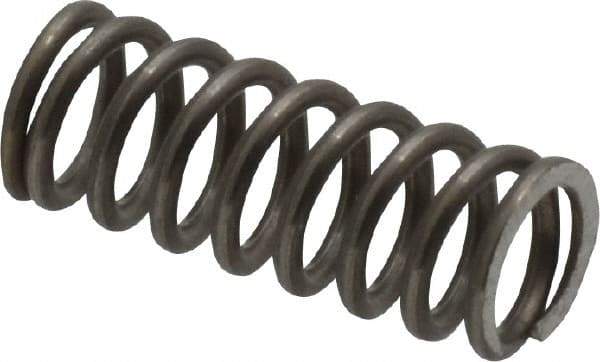 Value Collection - 0.24" OD, 0.035" Wire, 5/8" Free Length, Music Wire Compression Stock Springs Spring - 34.64 Lb Spring Rating - Industrial Tool & Supply