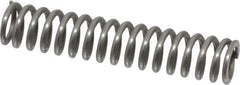 Value Collection - 0.24" OD, 0.035" Wire, 1-1/4" Free Length, Music Wire Compression Stock Springs Spring - 16.29 Lb Spring Rating - Industrial Tool & Supply