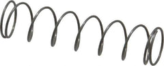 Value Collection - 0.3" OD, 0.02" Wire, 1-1/4" Free Length, Music Wire Compression Stock Springs Spring - 1.61 Lb Spring Rating - Industrial Tool & Supply