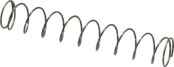 Value Collection - 0.3" OD, 0.02" Wire, 1-3/4" Free Length, Music Wire Compression Stock Springs Spring - 1.14 Lb Spring Rating - Industrial Tool & Supply