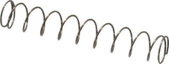 Value Collection - 0.3" OD, 0.02" Wire, 1-3/4" Free Length, Music Wire Compression Stock Springs Spring - 1.14 Lb Spring Rating - Industrial Tool & Supply