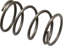Value Collection - 0.3" OD, 0.026" Wire, 1/2" Free Length, Music Wire Compression Stock Springs Spring - 9.38 Lb Spring Rating - Industrial Tool & Supply